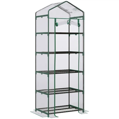 Nhà kính nhỏ 5 tầng ngoài trời PVC Cover